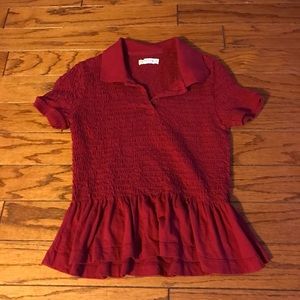 Aeropostale maroon polo